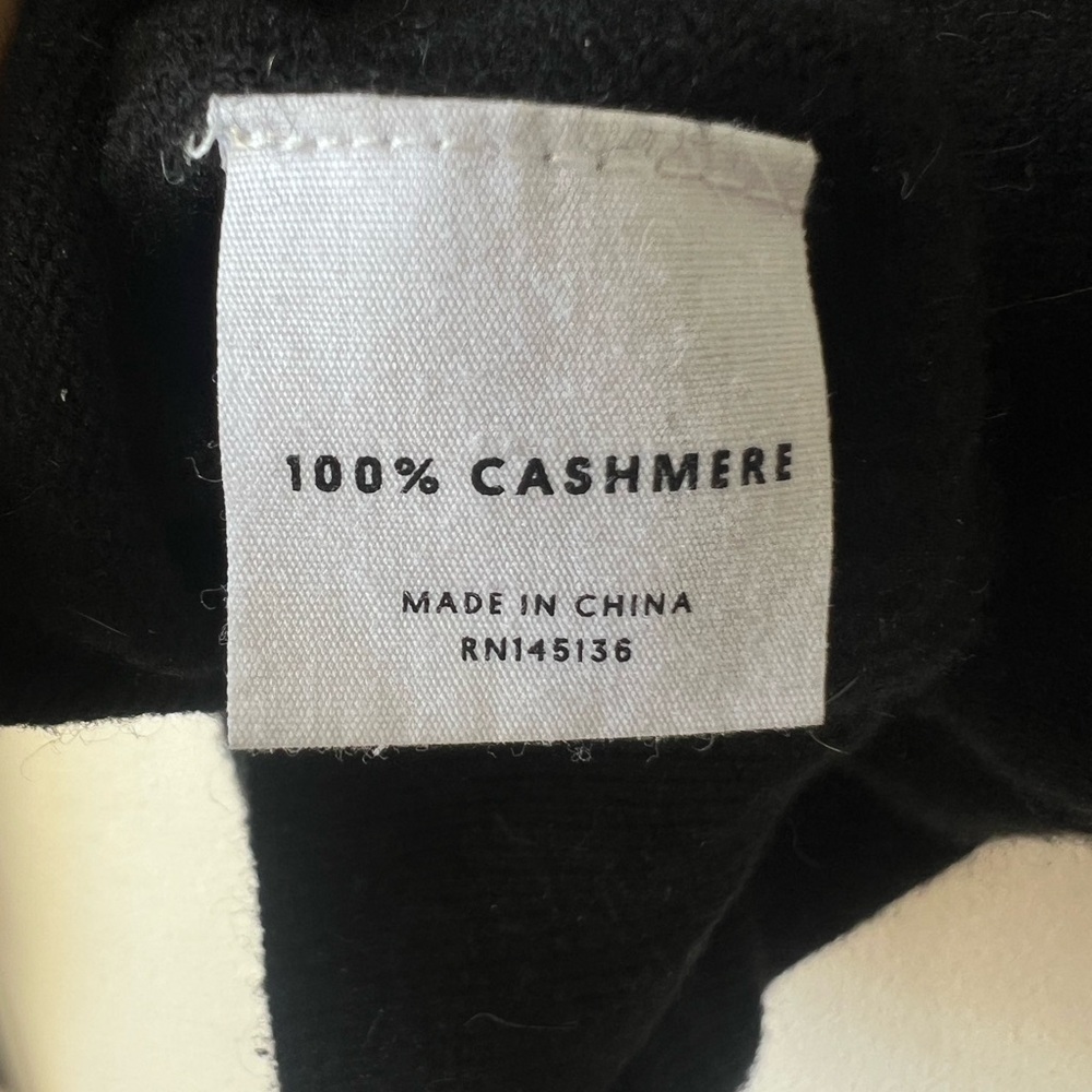 Lingua Franca Black Cashmere Cardigan - Picture 5 of 5